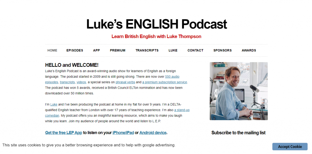 Luke’s English Podcast